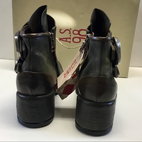 NIB A.S.98 Olin Ankle boots Olive (37) 7 - Picture 7 of 8